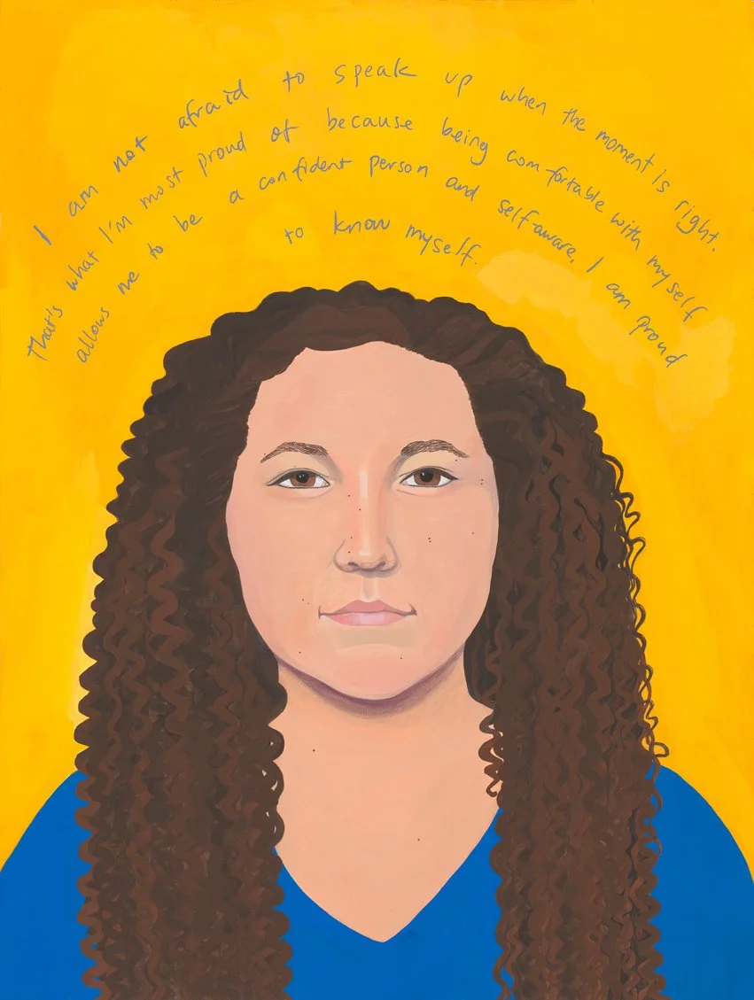  Alicia 
gouache on Arches hot pressed paper
18" x 24"
2015