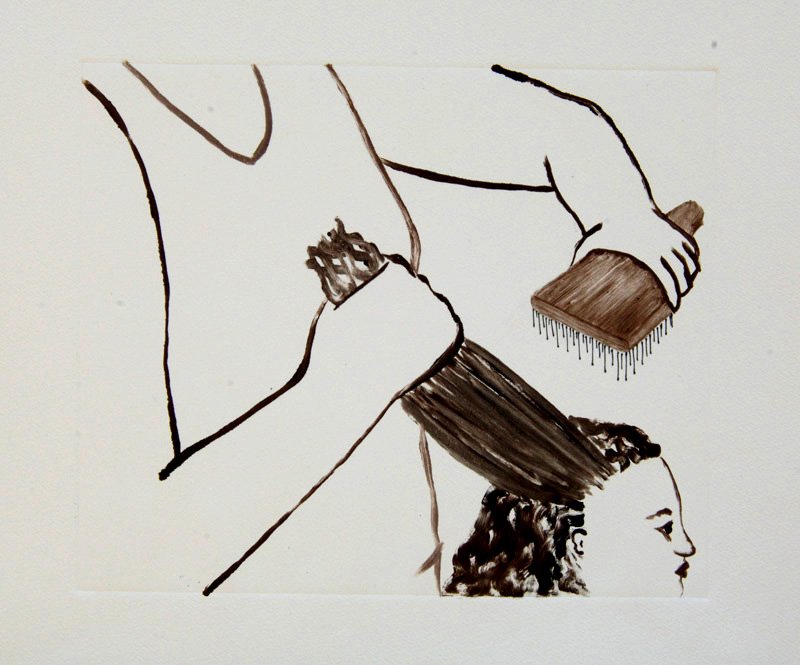  Untitled 
monotype
2003