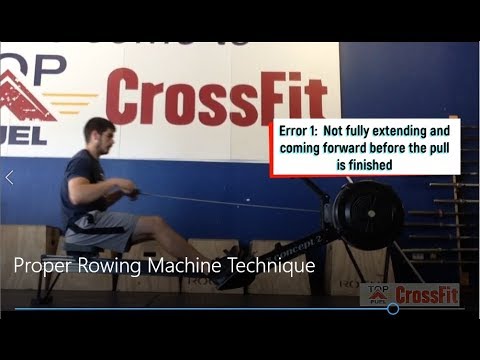 Proper Rowing Machine Technique Explained By Top Hammond Chiropractor Ron Daulton