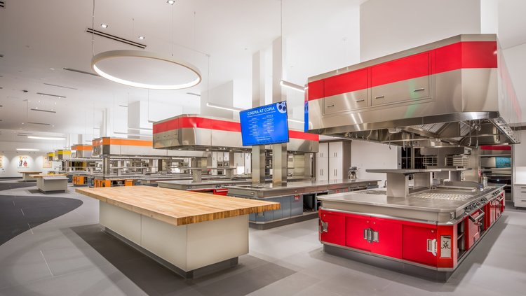 Copia’s new 9,000 square-foot Hestan Kitchen where hands-on workshops are held