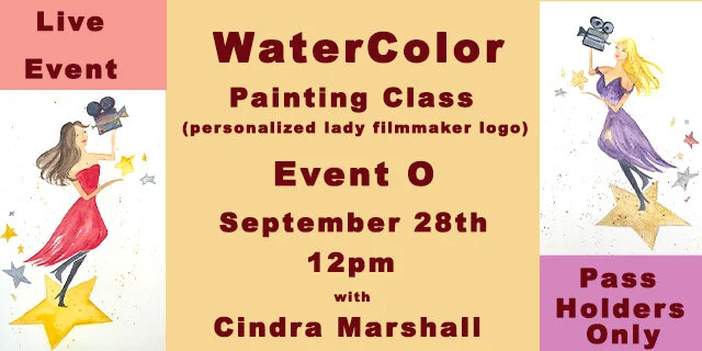 WaterColor Painting Class with Cindra Marshall