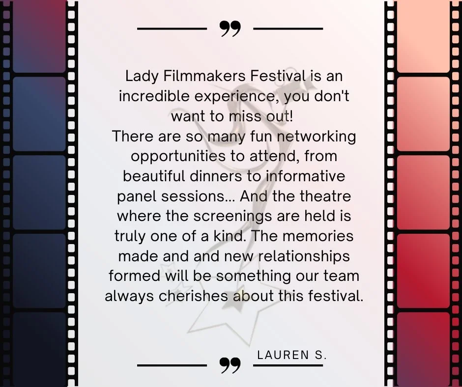 This is what other #LadyFilmmakers attendees had to say about the @ladyfilmmakers Film Festival. 

🎬Our festival is a Top 100 Reviewed Festival on @filmfreeway and the perfect environment to connect with likeminded artists, attend awesome parties, n