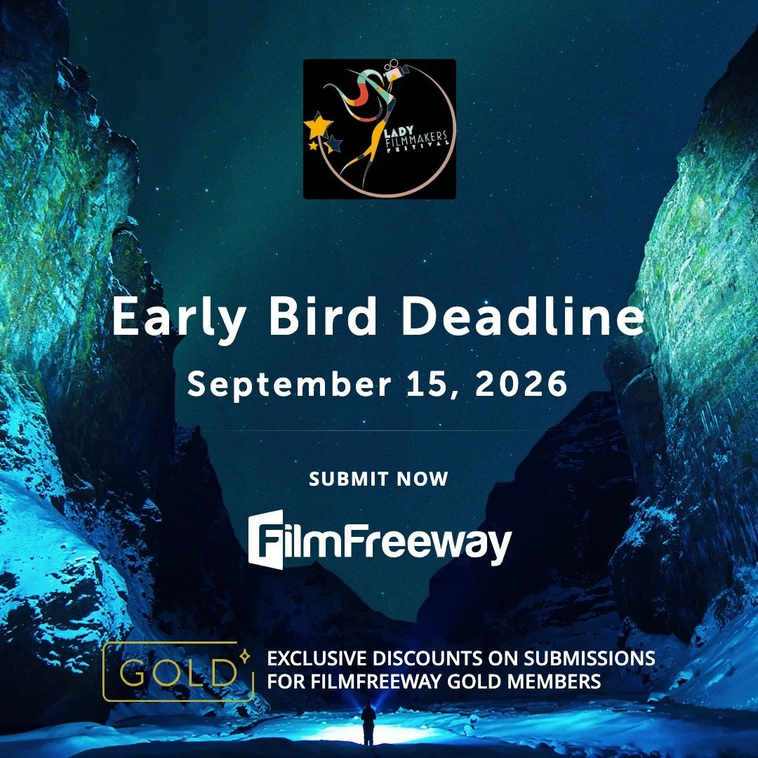 ✨🎬🤩Submissions are OPEN for next year's 19th Annual Lady Filmmakers Festival on @filmfreeway FilmFreeway ! Looking for Features and Shorts, Docs, International, Student, Episodic, Dance and Music films &amp; Songs, Screenplays -short, episodic and 