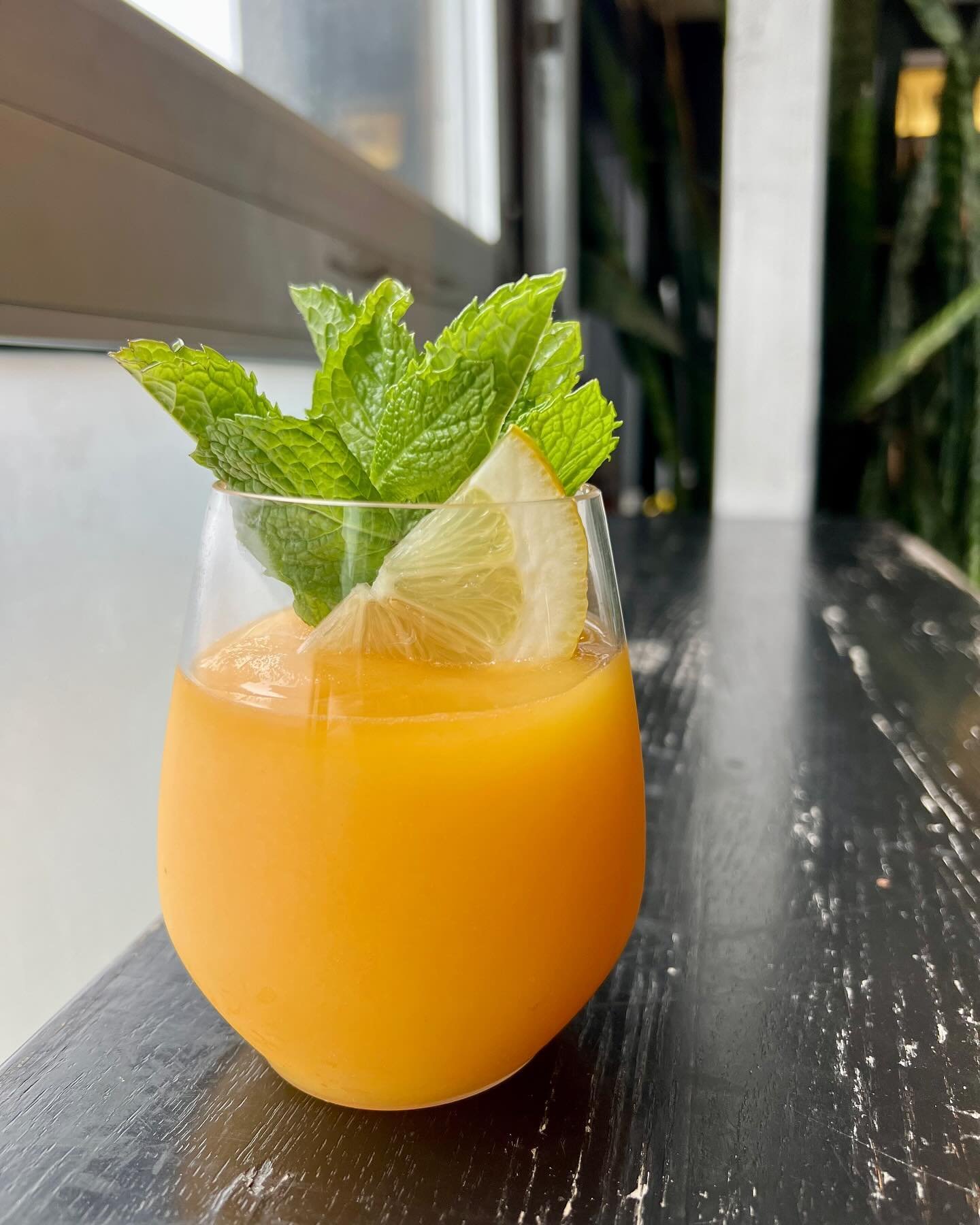 Oooooh boy. Do we have a treat for you! Come check out our new featured frozen drink! It&rsquo;s a beautifully balanced bouquet of Tequila, Tangerine, Mint, and Lemon for just $11! Get one quick before you miss this citrus! #denvercocktails #denverha
