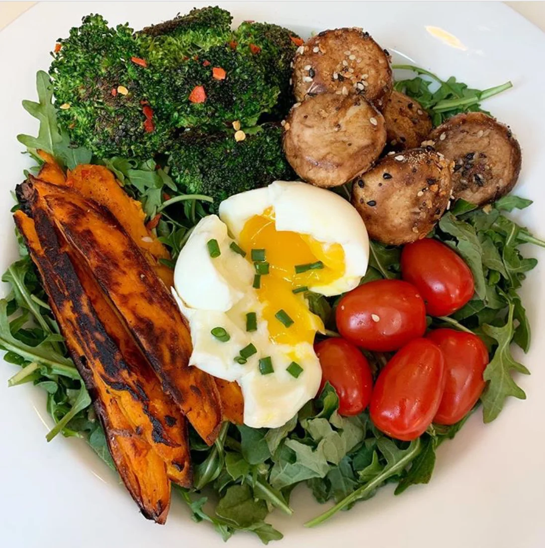 Air Fries Sweet Potato Breakfast Salad