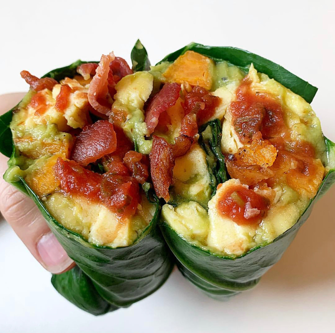 Kale Egg Breakfast Burrito