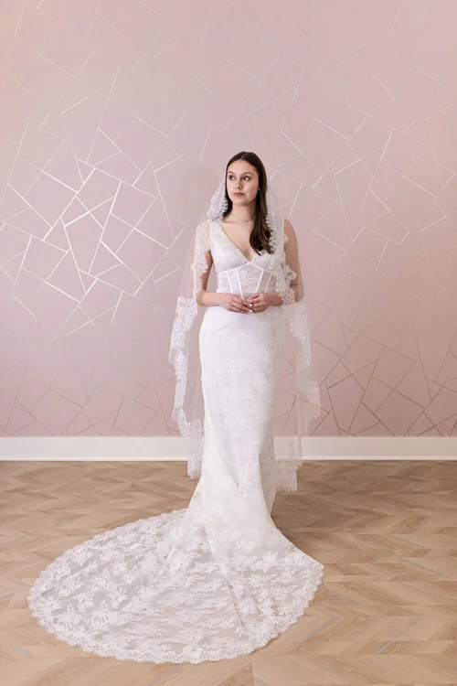 Wedding gown detail