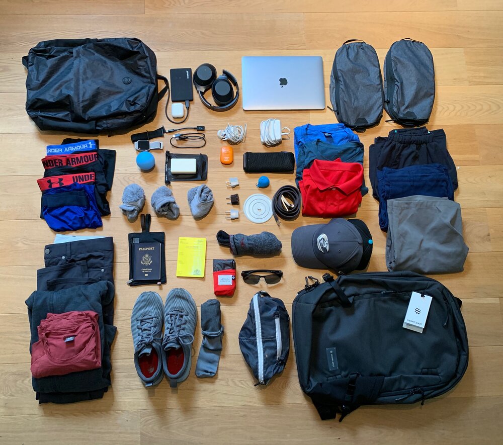 One Bag Travel Packing List for Men — The Next Layover