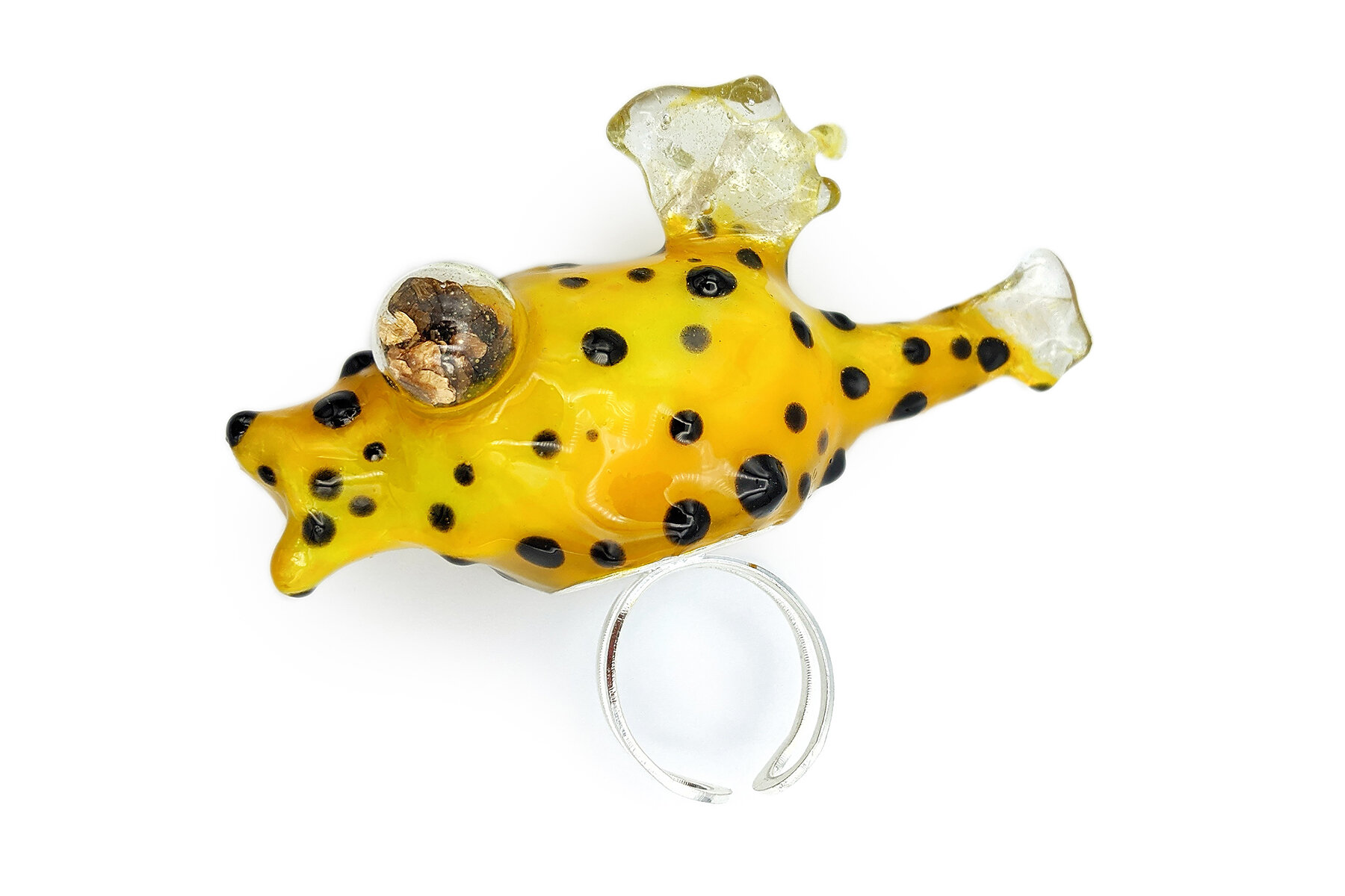 Yellow Boxfish Ring .  Sea Life Series, 2020 