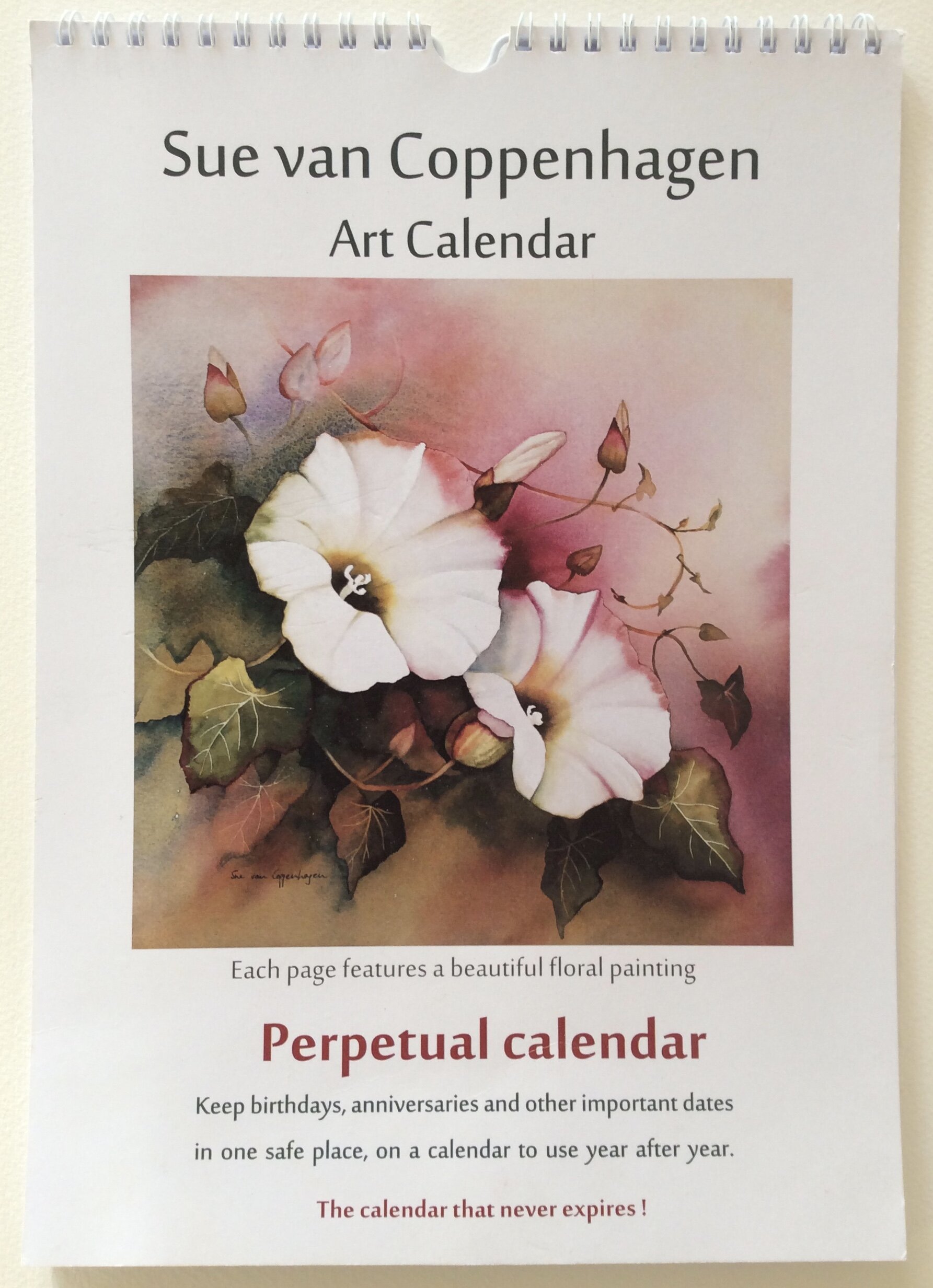 1. Floral Birthday Calendar