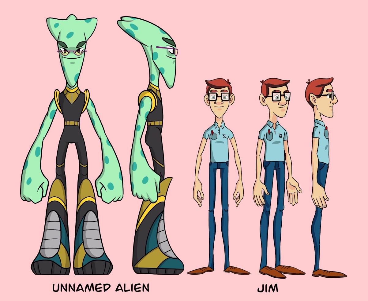 Character Turnarounds / Jim