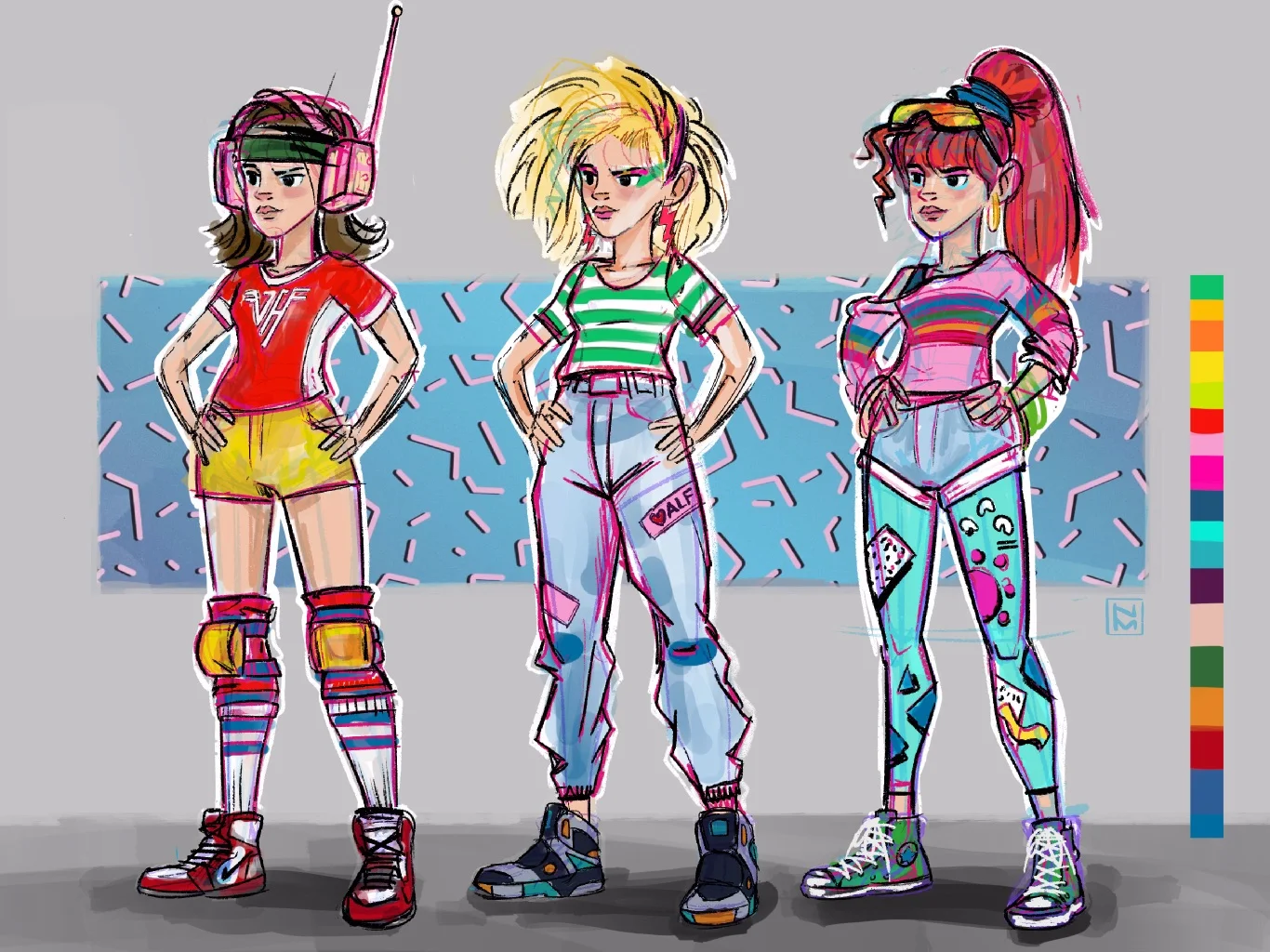 80s Fashion Mashup 2 / Katie Reade Adventures