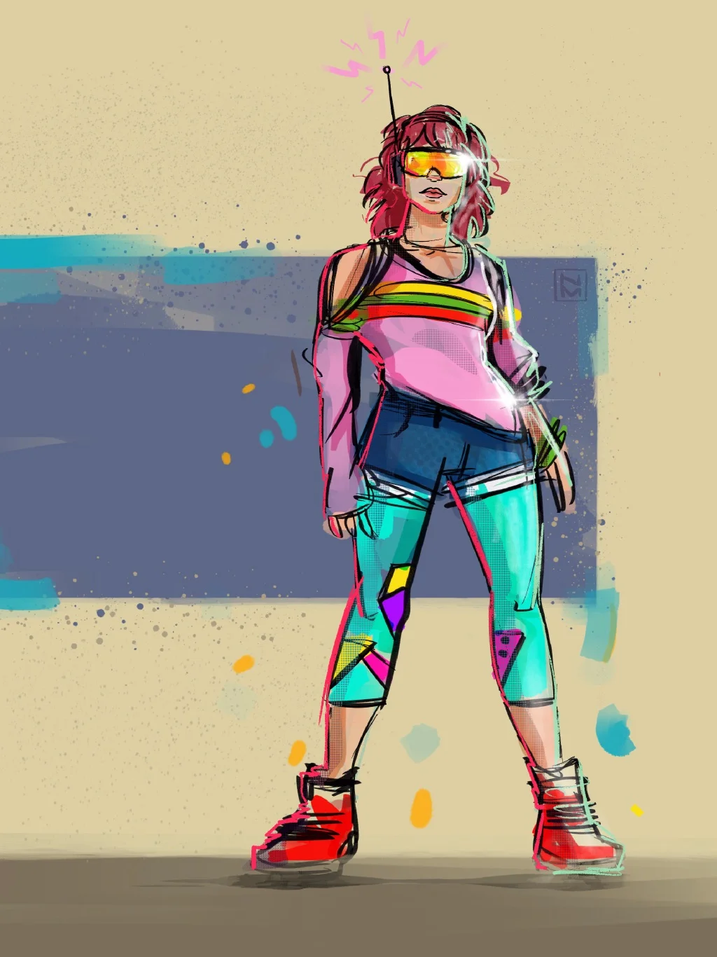 80s Fashion Mashup 1 / Katie Reade Adventures