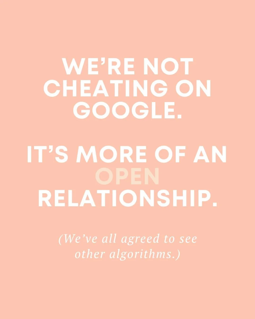 Google, don&rsquo;t worry. You&rsquo;re still our main squeeze.

SEO is still VERY important and we&rsquo;re absolutely not abandoning it. But here&rsquo;s a fun little plot twist: around 90% of our new enquiries this week found us through Claude, Co