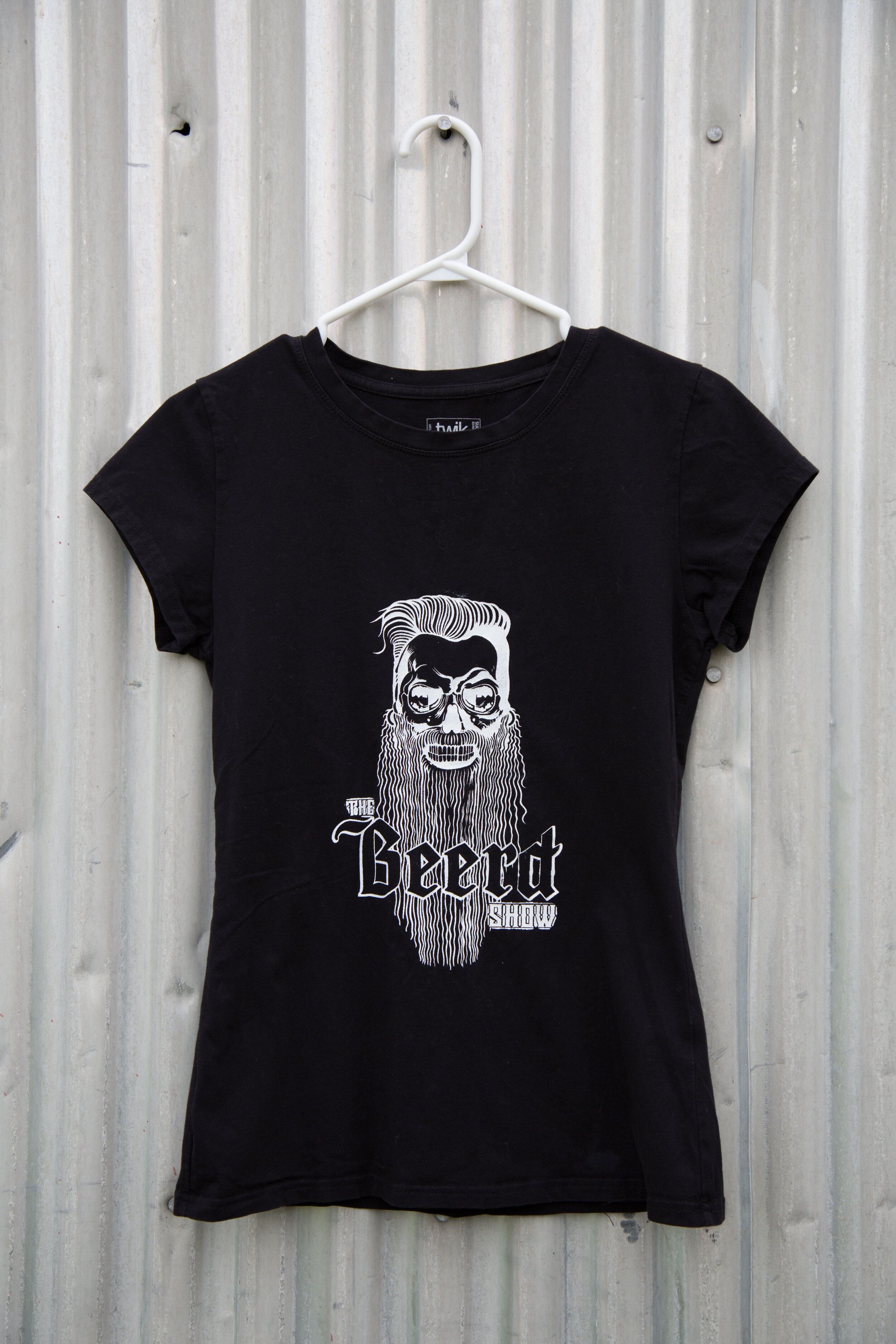 S Black Crew Neck T Shirt