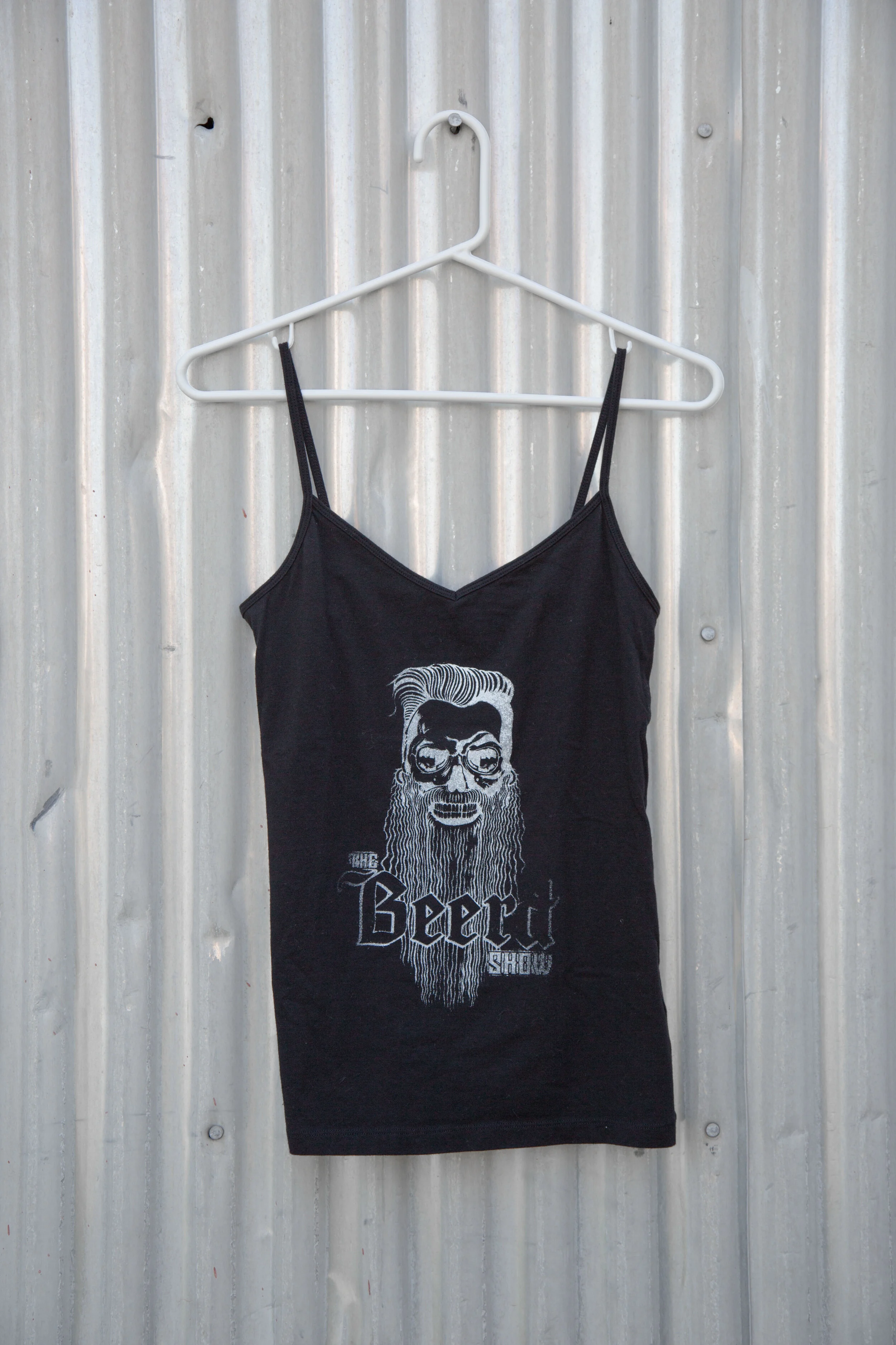 S/M Black V Neck Tank