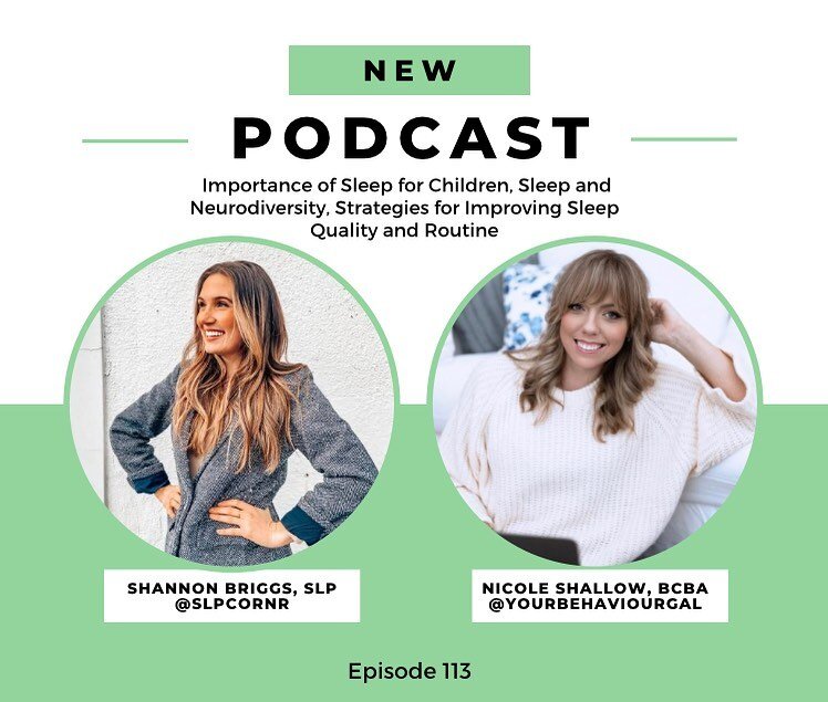@yourbehaviourgal is on the podcast this week! &thinsp;
&thinsp;
we talk all about &thinsp;
💤importance of sleep &thinsp;
💤sleep and neurodiversity &thinsp;
💤strategies for improving sleep quality and routine