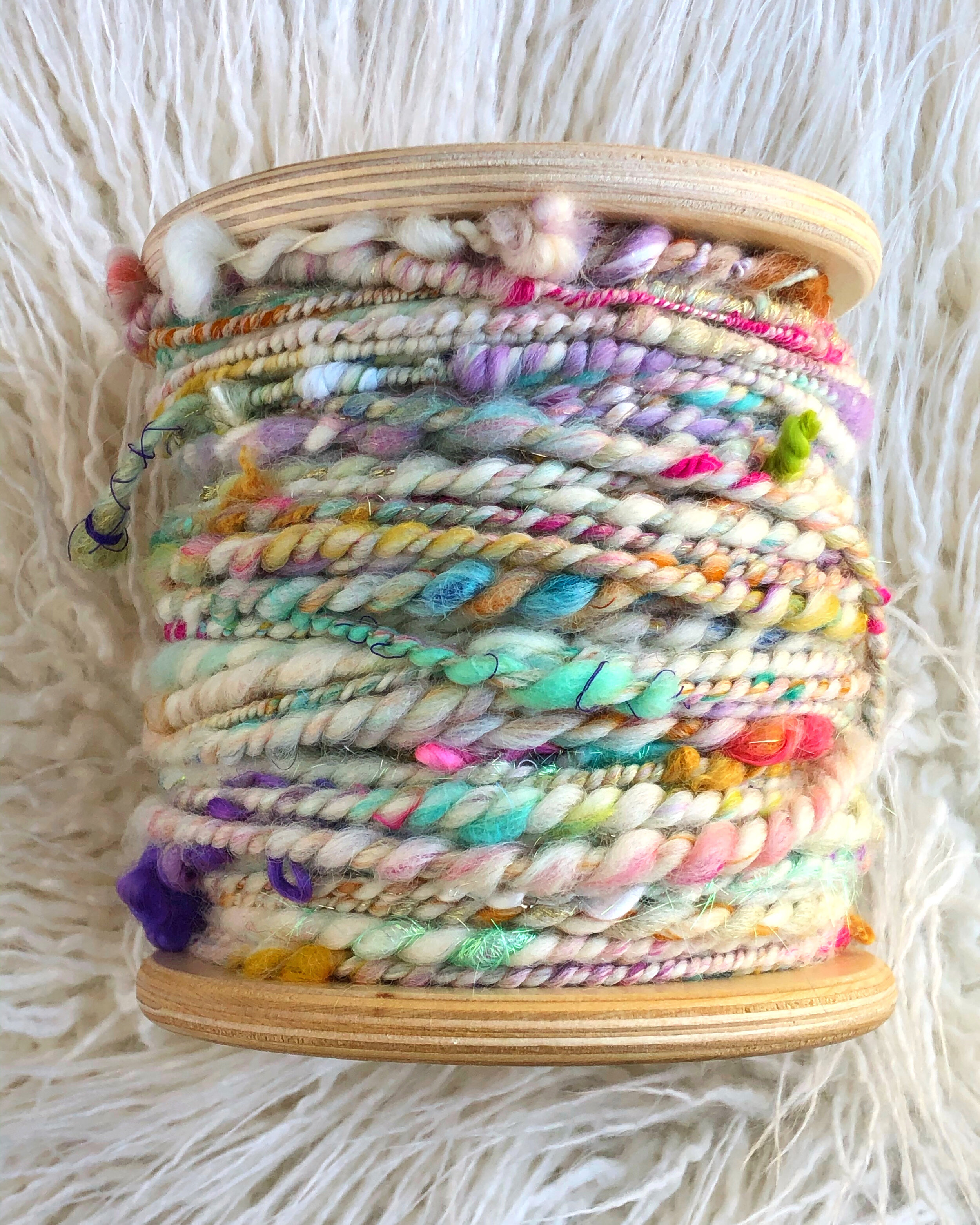 Hand spun art yarn