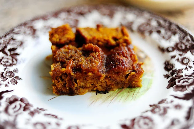 Pumpkin Banana Bread Pudding