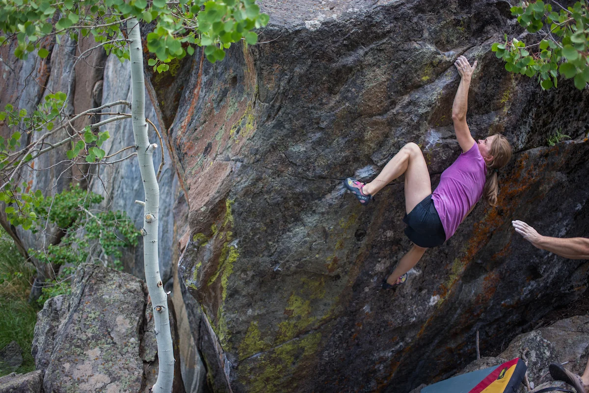 Angie Payne in Wyoming's Wilderness.