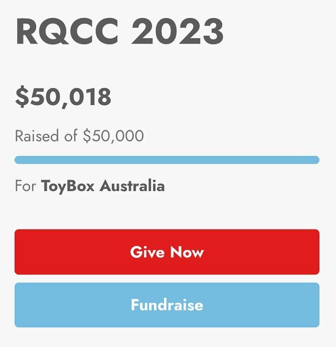 What a squad! Amazing effort from the 2023 #RQCC boxers raising $50K before the night even begins! 💥 🙌🏼 #keepingthetoyboxfull Link in bio to make a donation or bid on the auction items.