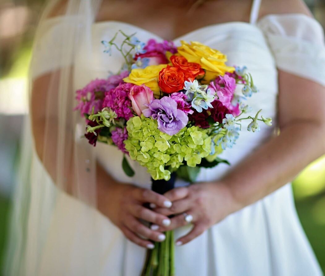 Lindsay and Bouquet.JPG