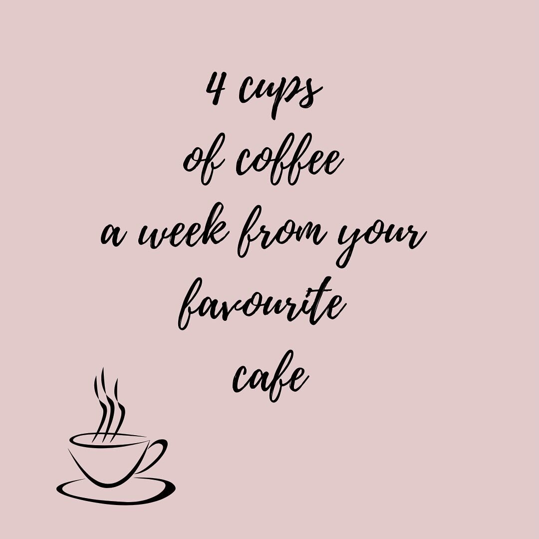 This is what a standard frown treatment equates to&hellip;.ever thought of it like that? 
If you get treated every 4 months (which is what most of my clients do), and then break that cost down to a weekly payment, this is about what you are looking a