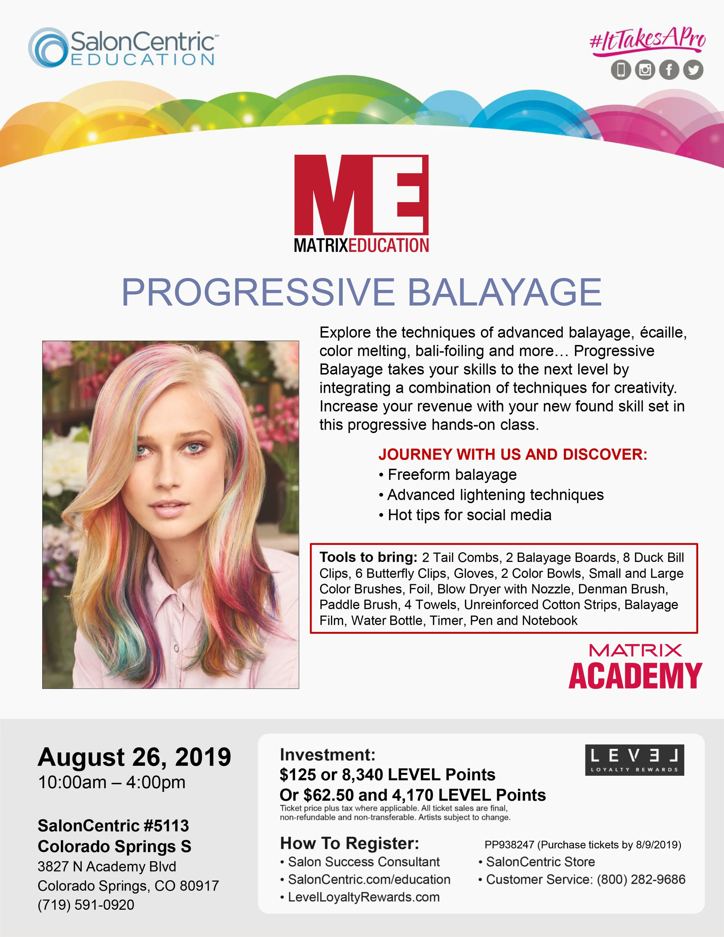 Progressive Balayage in Colorado Springs, CO on August 26, 2019