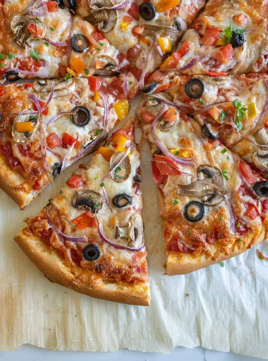 Personal Vegetarian pizza
