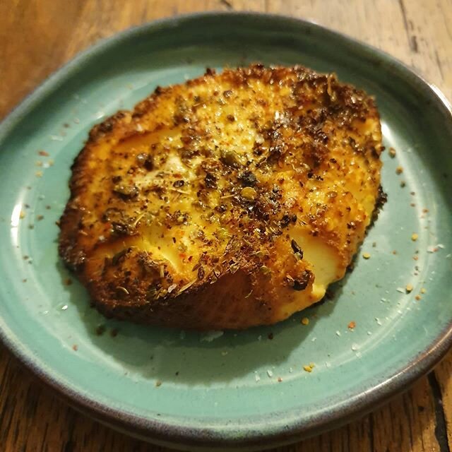 Baked ricotta, always a great start! #cheese #baked #ricotta #delicious #allyoucaneatsydney #instafood #antipasti #bakedricotta