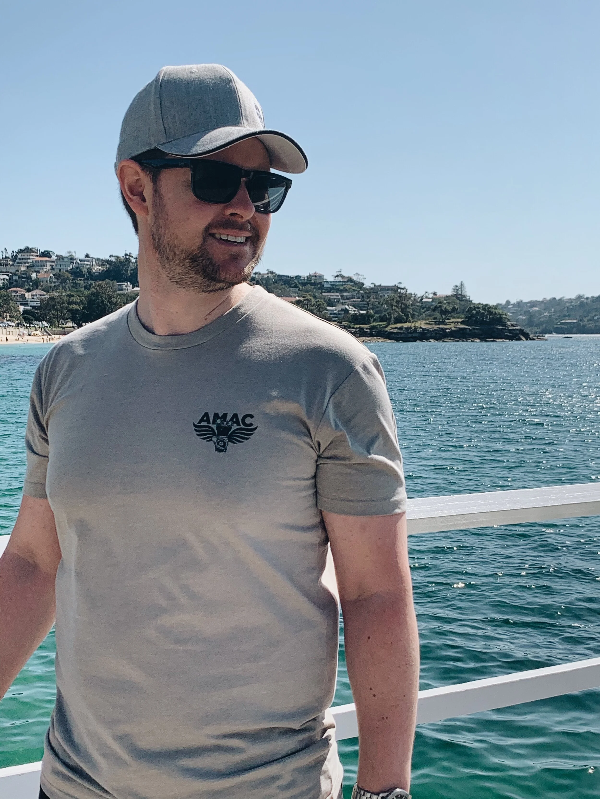 AMAC Address Tee Vintage Grey