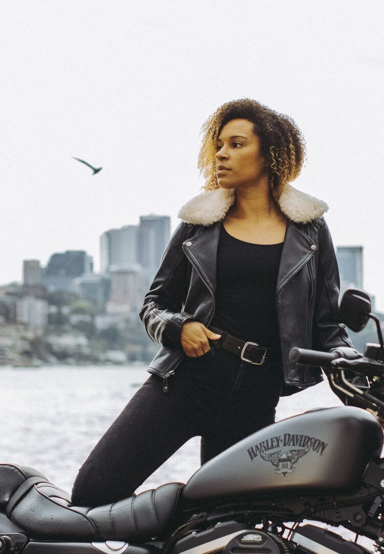 Fly By Night Women's Motorcycle Jacket — AMAC Motorcycles