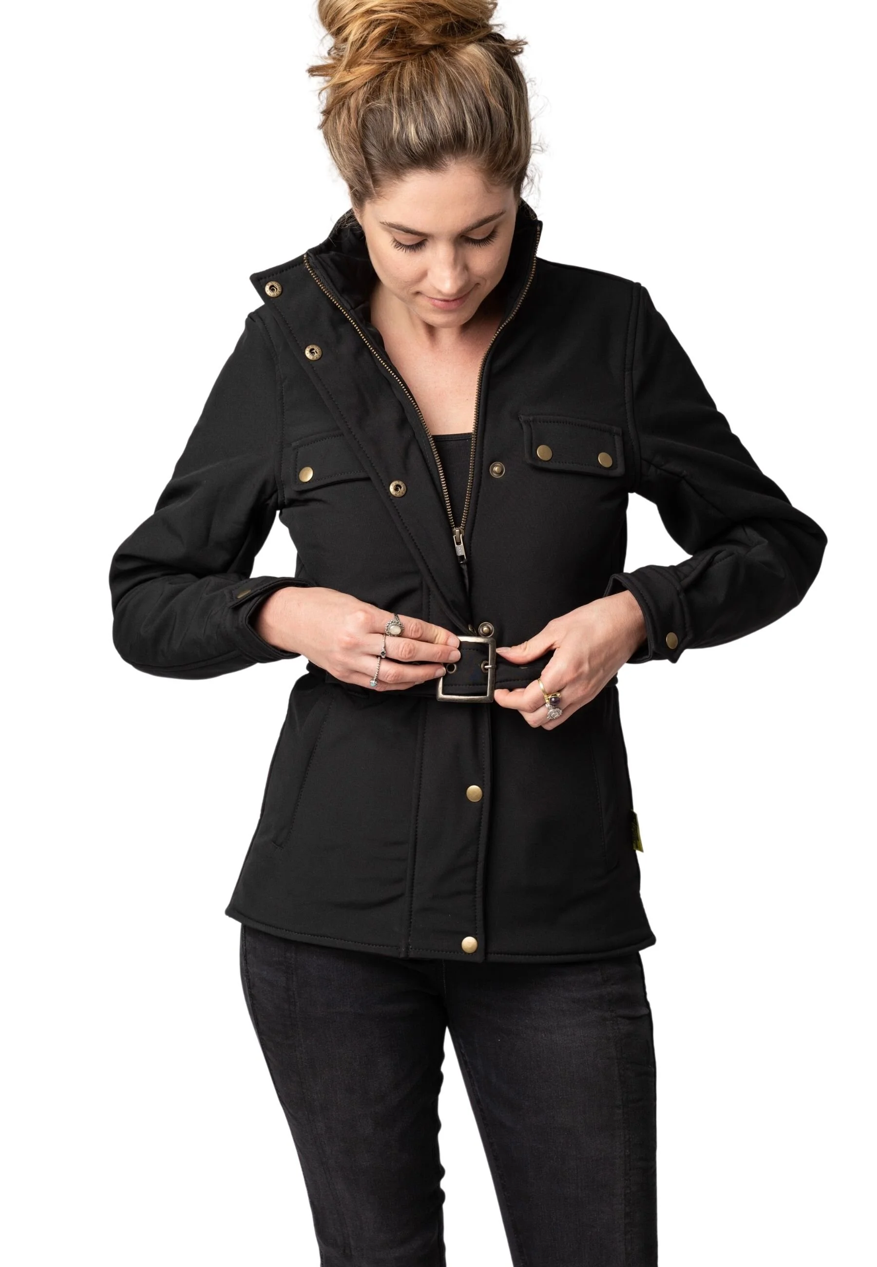 British Trench Women's Motocycle Jacket