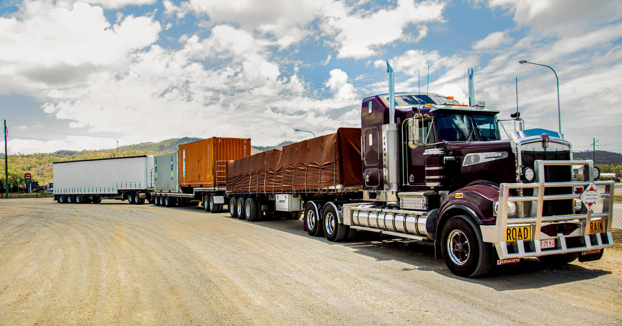 australian road train truck driver