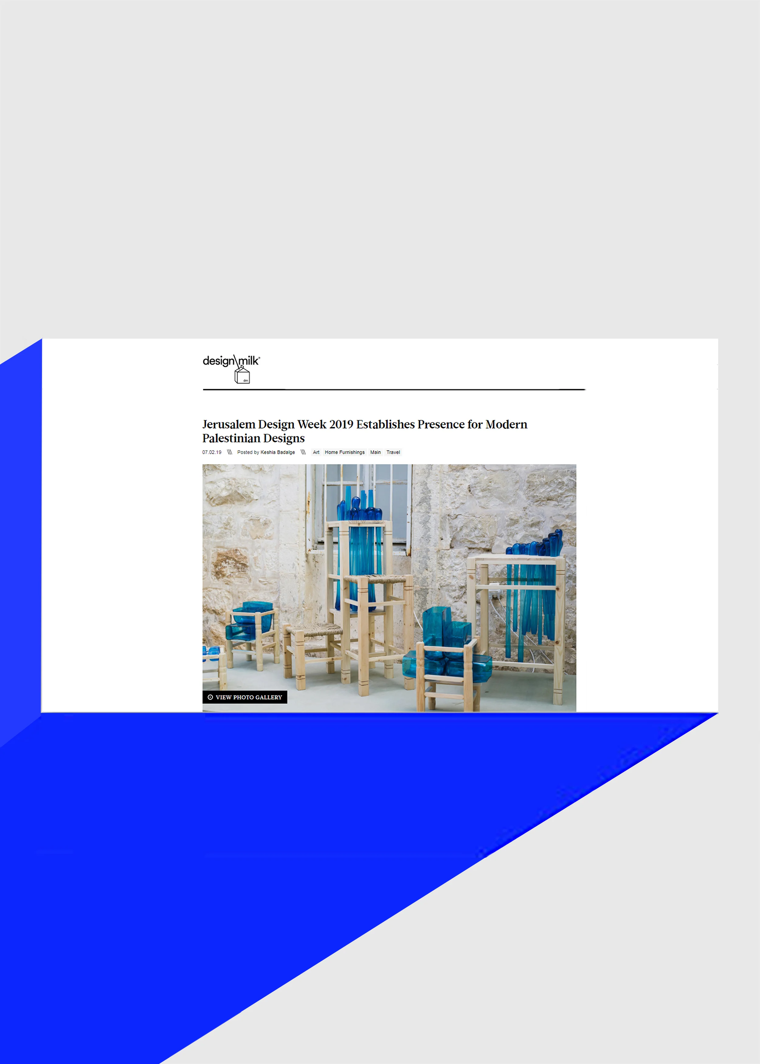 90 Degrees featured in Design Milk (USA)