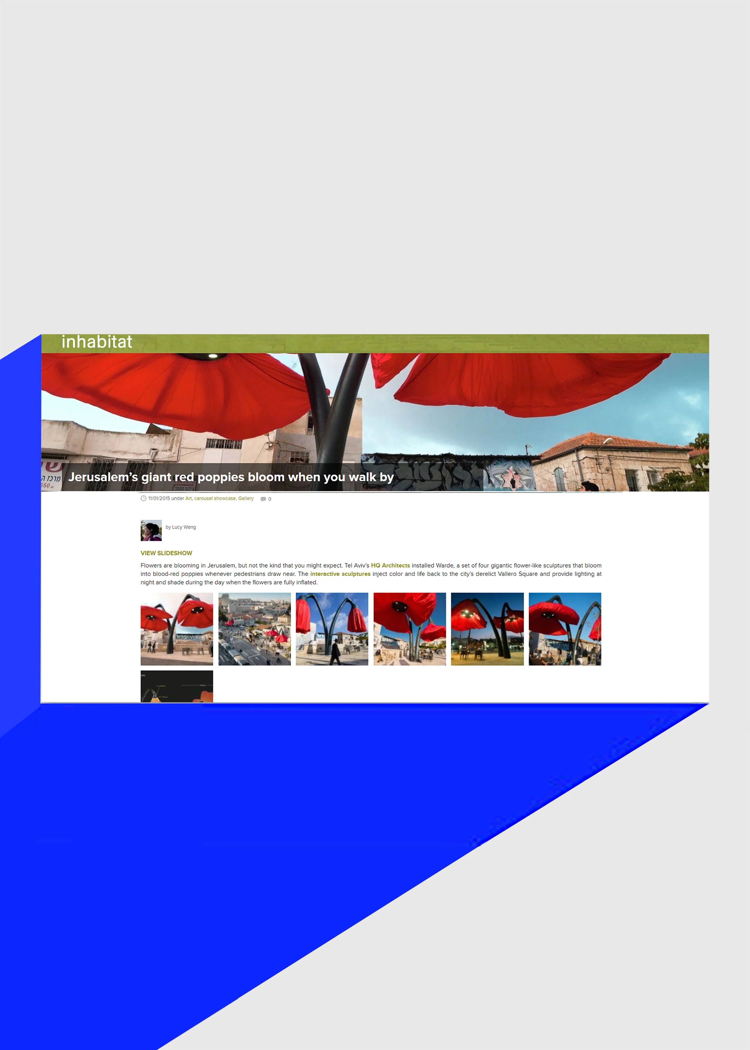 Warde featured in Inhabitat (USA) 