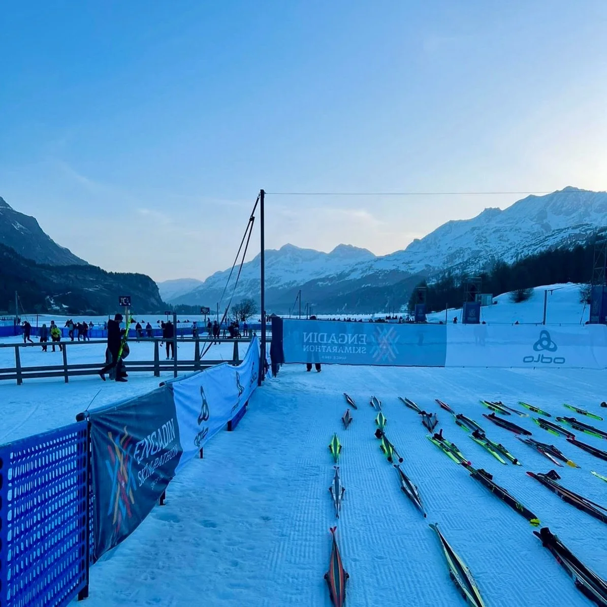 Alpabfahrt 🚂🌴🌸 @engadinskimarathon