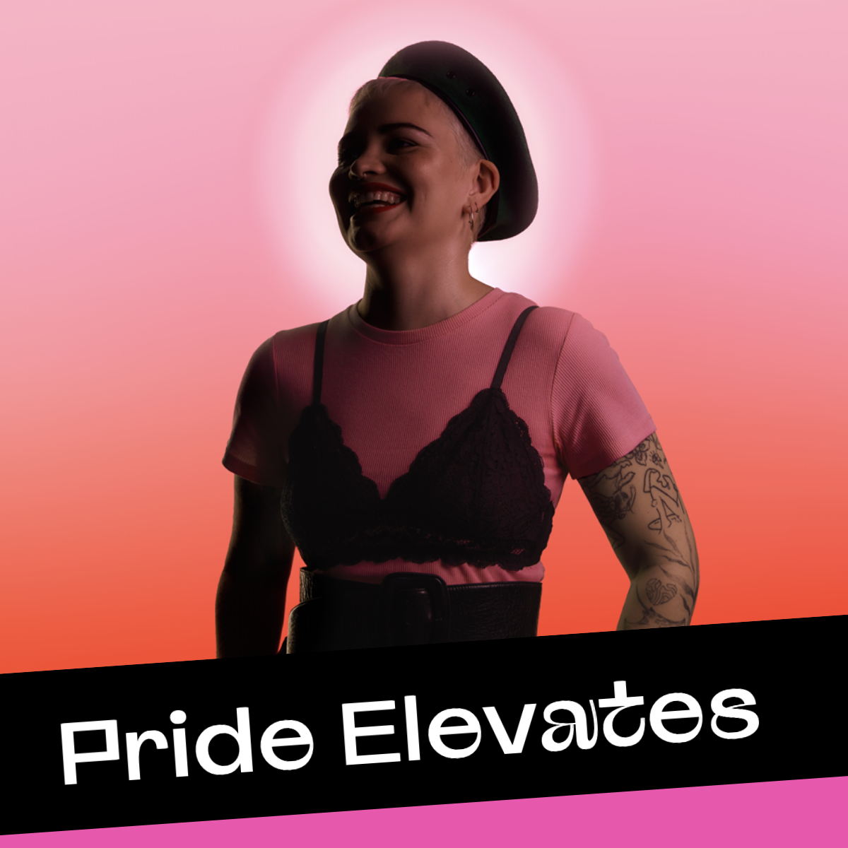   Pride Elevates 2023 (Pilot)  For 2023, Auckland Pride wanted to deepen our relationships and partnerships in Tāmaki Makaurau's arts sector - empowering a more authentic and abundant queer arts ecosystems that nurtures emerging talent and elevates e