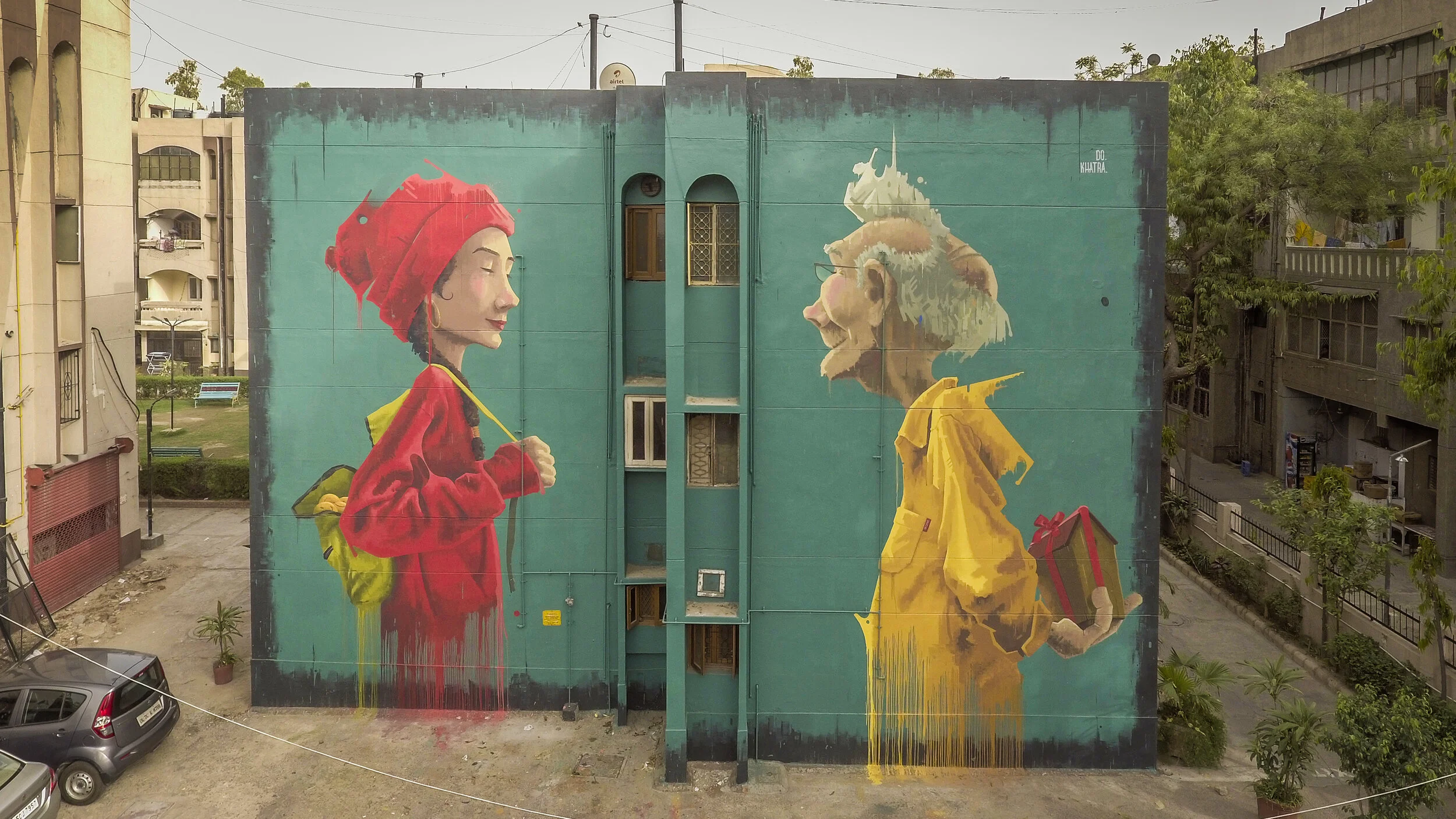 Donate a wall, Asian Paints, 2017