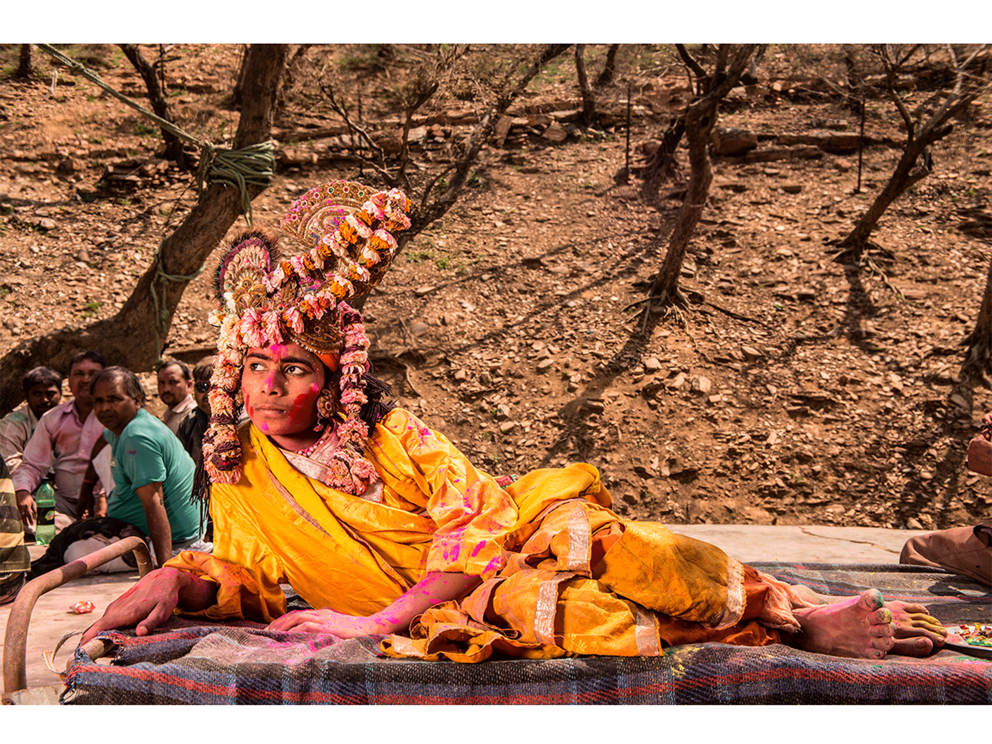 Krishna Plays Holi, Indien
