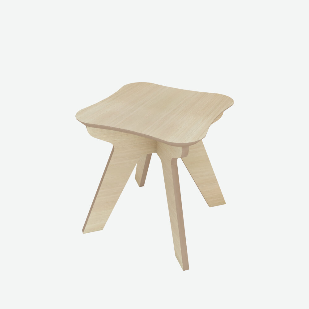 The Junior Stool - Oak