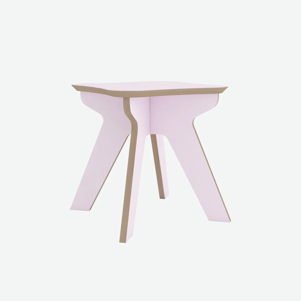Junior Stool Rose (Just Rose) - White BG 01.jpg