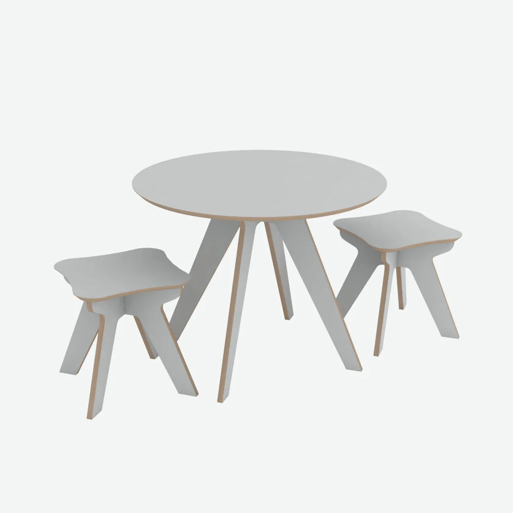 Kindy Table w Junior Stools - Cloud (Fox) - White BG 01.jpg