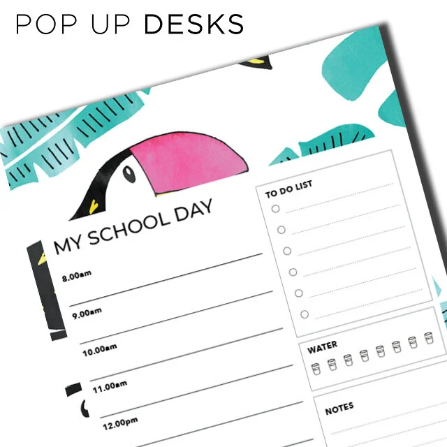 MY SCHOOL DAY ROUTINE CHART - TOUCAN