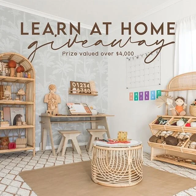 ✨✨ ENTRIES CLOSE TODAY ✨✨ DON&rsquo;T MISS YOUR CHANCE TO WIN OUR ULTIMATE LEARN AT HOME GIVEAWAY, WITH OVER $4000 PRIZES. 
We've teamed up with @everyday.muse to give away over $4000 worth of educational toys, resources and furniture for one lucky winner!

Prize includes:

2x Wallpaper panels from @minnieandmeinteriors
Natural Junior Desk + two stools by @popupdesks
$500 Voucher from @rugsforgood
$200 to spend with&nbsp;@poppyslittletreasures
Mini Mod Lounger from @homeday_
Sensory light panel and Sensory pebbles from @educating_kids
Vegan Leather Nomad Mat from @henlee.co
Five books of the winners choice from @walkerbooksaus
3 month Craft Box Subscription from @my_creative_box
$100 Store Credit from @the.tiny.doctor
Rolling Rattle and Shape Stacker by @arabella_autumn
100 piece Connetix Tiles from @connetix_tiles
$100 Store Credit to spend with @tleafcollections
Felt Alphabet and Flashcard set, Magnetic Numbers and Letters set and a Fabric Activity Book from @curious_columbus
$150 to