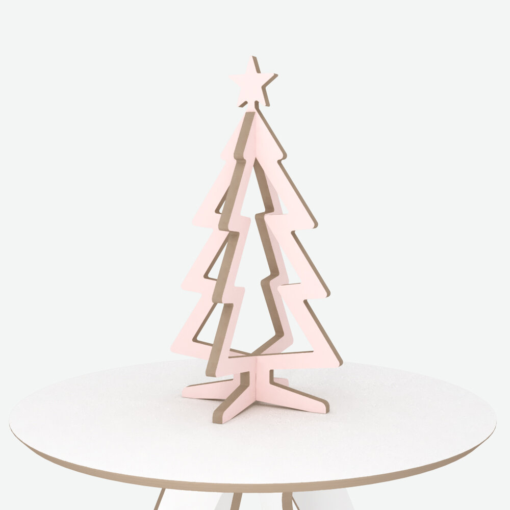 Christmas Tree - Small Rose