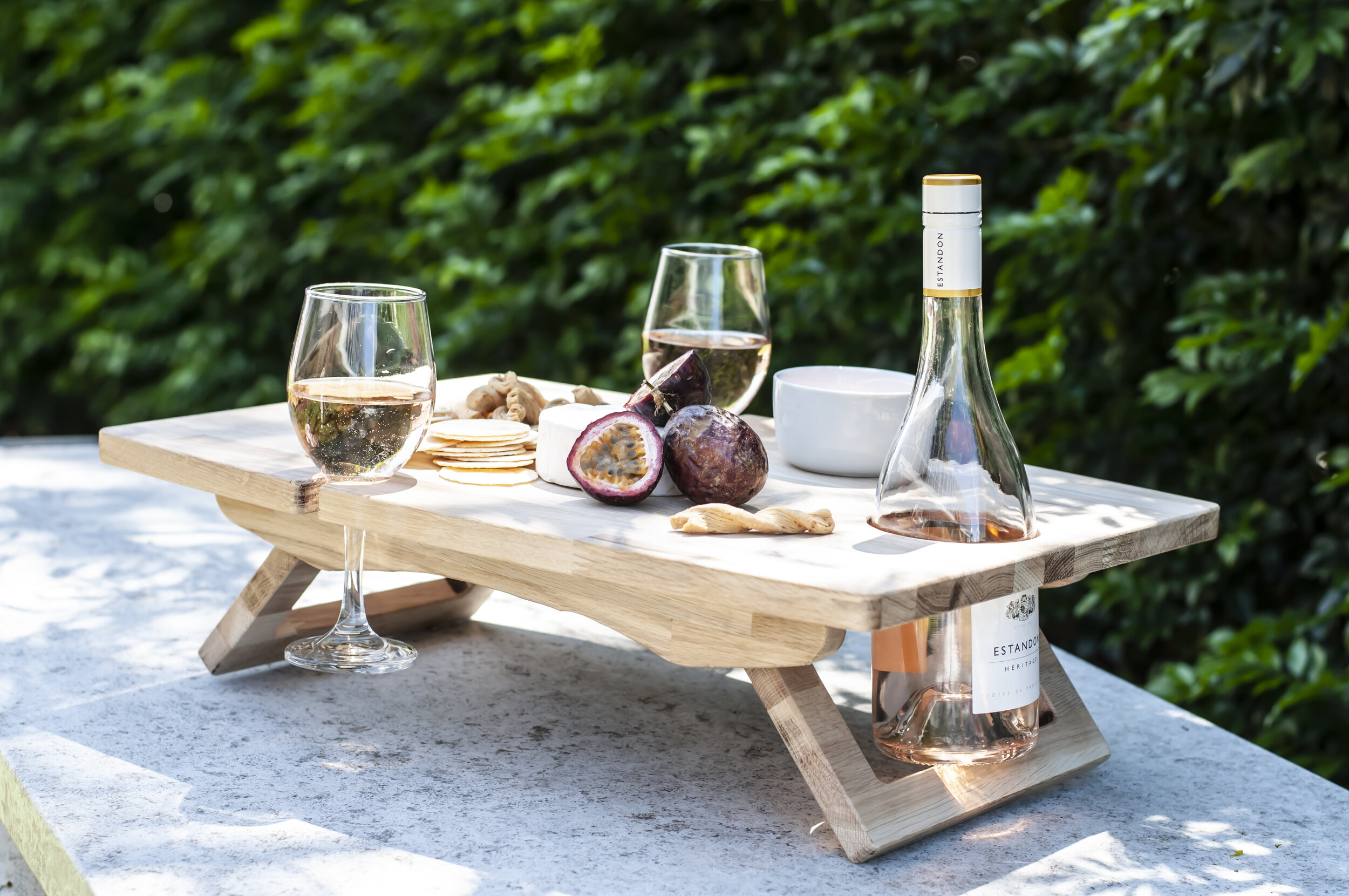 The Picnic Table - holds 2 glasses