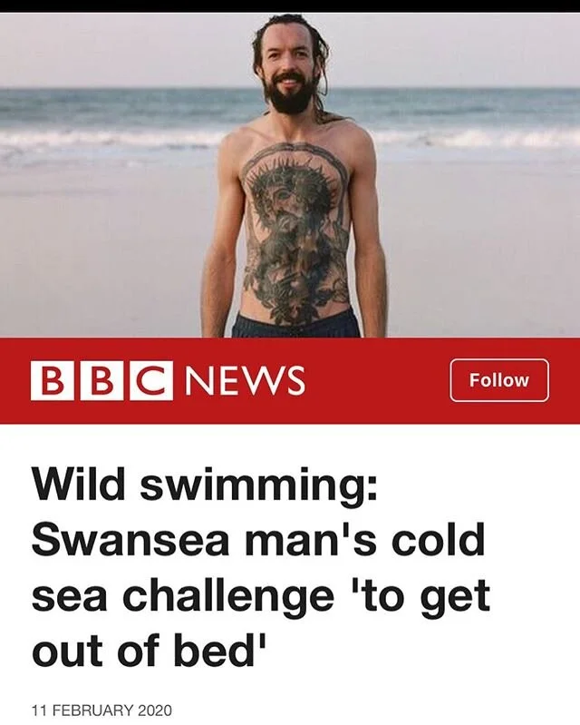 Thanks for this @bbcnews I&rsquo;ve had a super random but fun week talking about all things cold water, getting out of bed and morning routines! I am by no means an expert on any of this stuff, I just know I feel great when i jump in! Come join us o