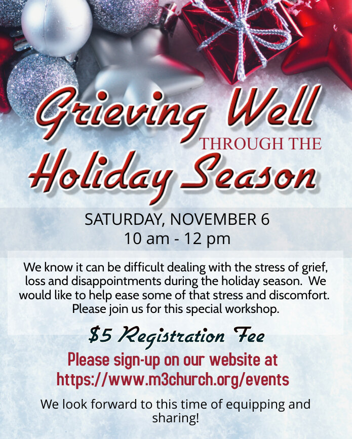 Grieving Well through the Holiday Season