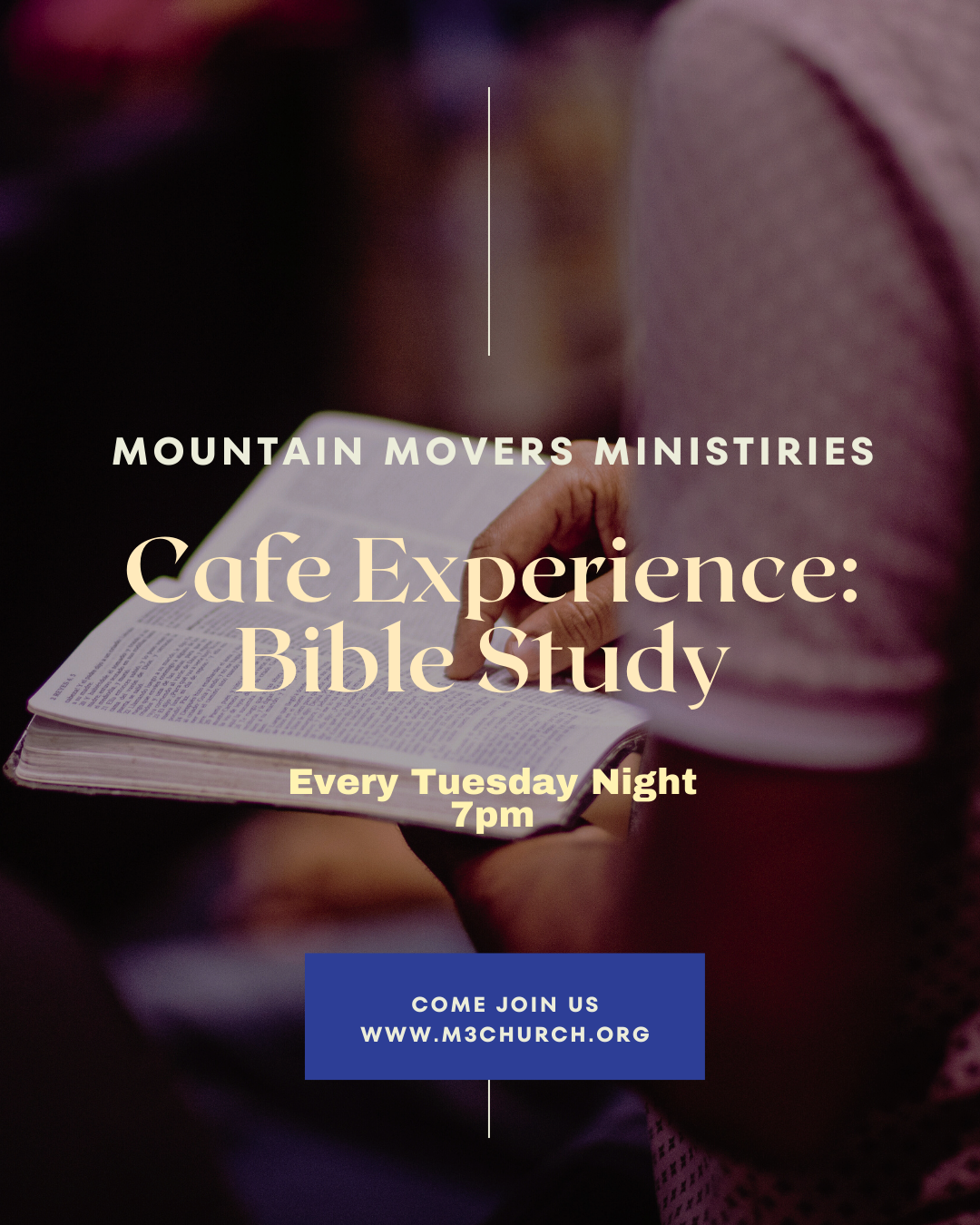 Cafe Experience- Bible Study